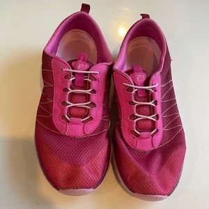 Hot Pink Easy Spirit Tennis Shoes